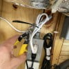 Route and secure any wiring and power cord with cable ties.