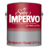 Benjamin Moore Satin Impervo alkyd paint - great for kitchen cabinet doors.