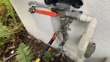 Sprinkler blowout - how to winterize your sprinkler system.