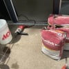 Prepare for self-leveling underlayment placement by setting up a mixing station and having all the bucket, water and mix ready to go prior to beginning.