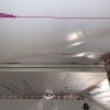 Image of double layer of foil faced insulation used for wine cellar.