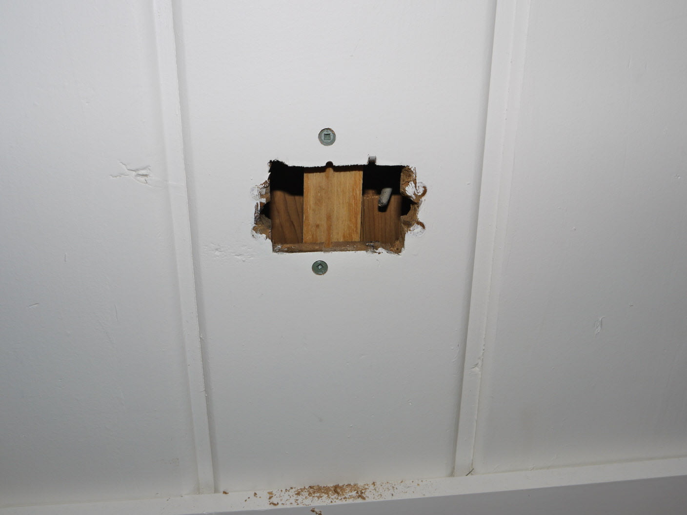 How to Fix a Hole in Paneling 