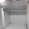 Wine cellar air/vapor barrier sealing with polyethylene sheeting and rigid foam insulation over it.