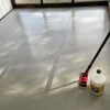 Latex primer applied to the slab prior to placing the self-leveling compound.