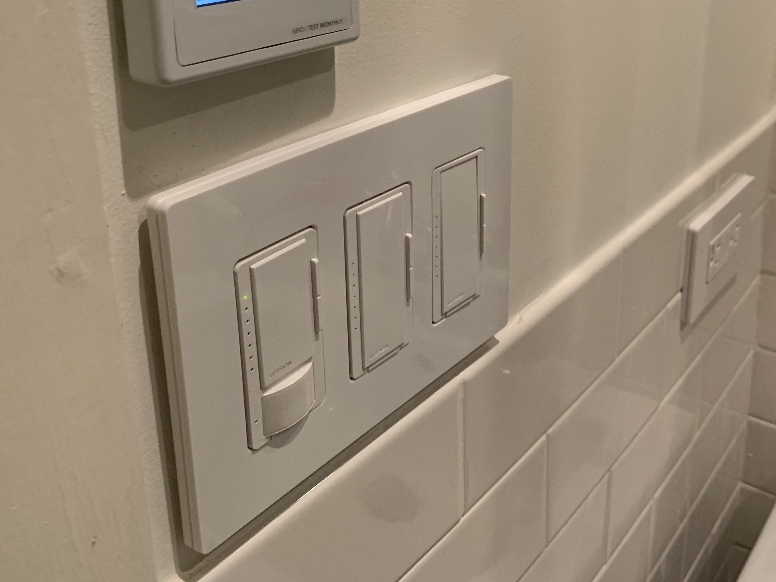 Motion sensor light switch.