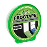 Frongtape painters masking tape helps create sharp caulk lines.