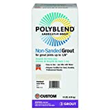 Polyblend polymer-fortified non-sanded grout works great for small grout lines like bathroom subway tile installs.