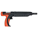 Ramset 22 cal. powder activated fastener gun drives nails into concrete.