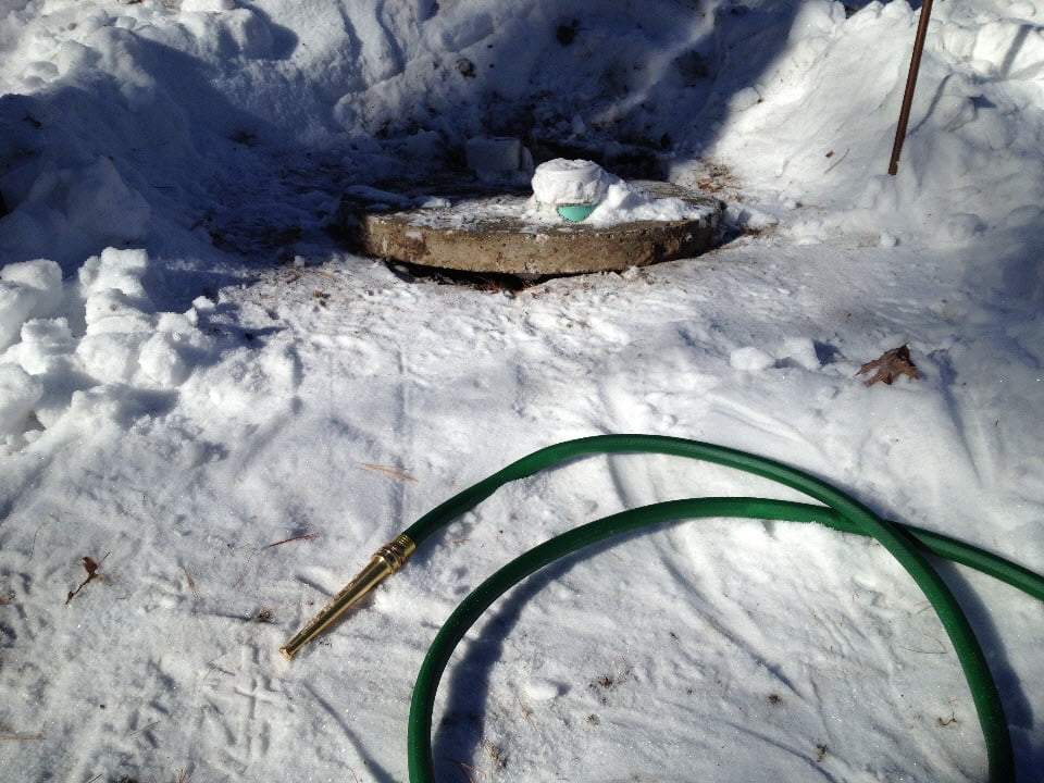 Thaw Frozen Septic Line - Cabin DIY