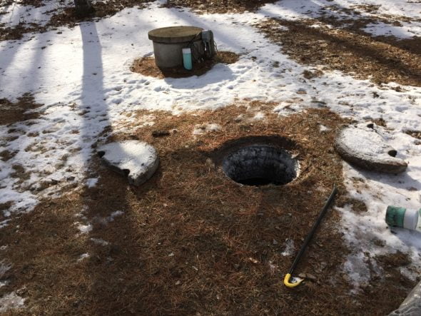 Cold temperatures and little insulating snow cover can lead to a frozen septic system.
