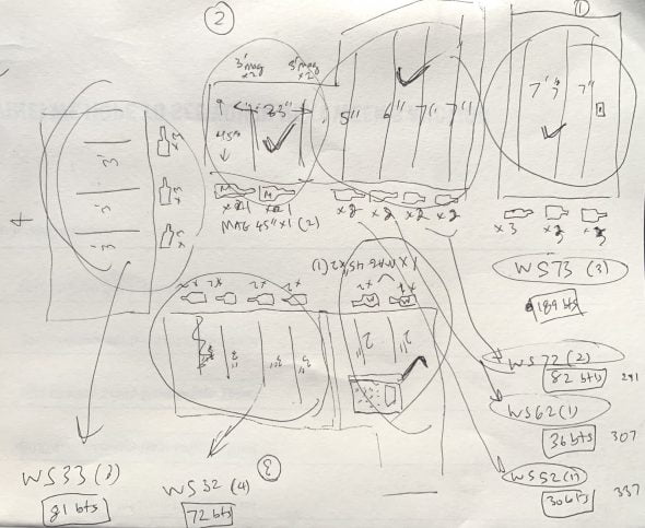 Wine cellar wine bottle rack plan.